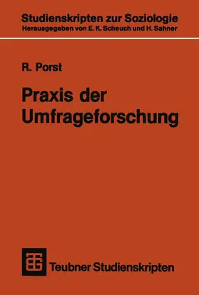  Praxis der Umfrageforschung | Buch |  Sack Fachmedien