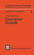Benninghaus |  Benninghaus, H: Deskriptive Statistik | Buch |  Sack Fachmedien