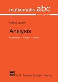 Junek |  Junek, H: Analysis | Buch |  Sack Fachmedien