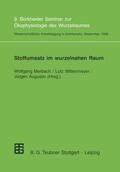 Merbach / Augustin / Wittenmayer |  Stoffumsatz im wurzelnahen Raum | Buch |  Sack Fachmedien