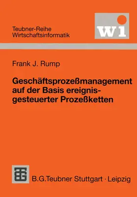  Geschäftsprozeßmanagement auf der Basis ereignisgesteuerter Prozeßketten | Buch |  Sack Fachmedien