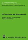 Merbach / Wittenmayer / Augustin |  Rhizodeposition und Stoffverwertung | Buch |  Sack Fachmedien
