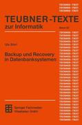 Störl |  Störl, U: Backup und Recovery in Datenbanksystemen | Buch |  Sack Fachmedien