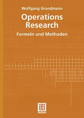 Grundmann |  Operations Research | Buch |  Sack Fachmedien