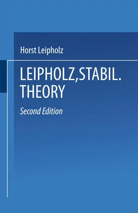 Leipholz |  Stability Theory | Buch |  Sack Fachmedien