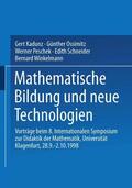 Kadunz / Ossimitz / Winkelmann |  Mathematische Bildung und neue Technologien | Buch |  Sack Fachmedien