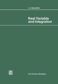  Real Variable and Integration | Buch |  Sack Fachmedien