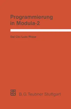 Lutz / Risse |  Programmierung in Modula-2 | Buch |  Sack Fachmedien