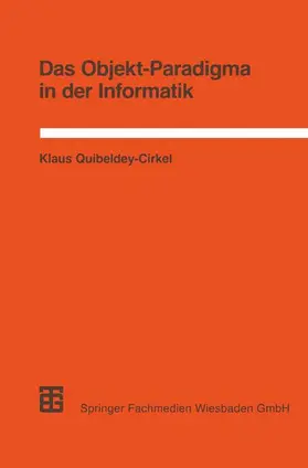  Das Objekt-Paradigma in der Informatik | Buch |  Sack Fachmedien