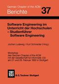 Ludewig / Schneider |  Software Engineering im Unterricht der Hochschulen SEUH ¿92 | Buch |  Sack Fachmedien