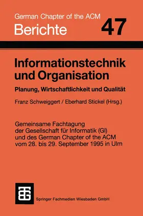 Stickel / Schweiggert |  Informationstechnik und Organisation | Buch |  Sack Fachmedien