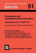Just-Hahn / Herrmann |  Just-Hahn, K: Groupware und organisatorische Innovation | Buch |  Sack Fachmedien