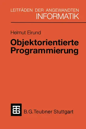 Eirund |  Objektorientierte Programmierung | Buch |  Sack Fachmedien