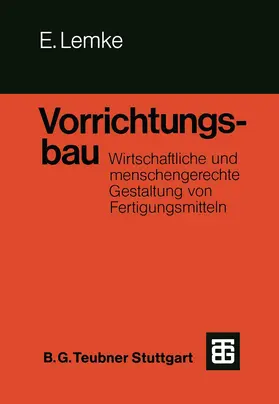 Lemke |  Vorrichtungsbau | Buch |  Sack Fachmedien