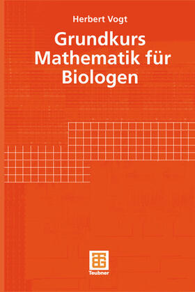 Vogt |  Grundkurs Mathematik für Biologen | Buch |  Sack Fachmedien