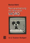 Becker / Mehl |  Mehl, W: Textverarbeitung mit Microsoft WORD | Buch |  Sack Fachmedien