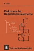  Elektronische Halbleiterbauelemente | Buch |  Sack Fachmedien