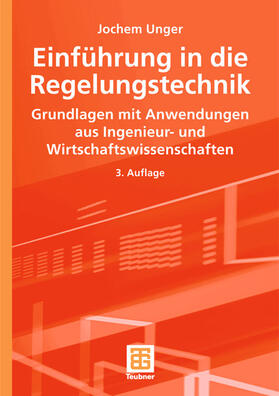 Unger |  Unger, J: Einführung in die Regelungstechnik | Buch |  Sack Fachmedien