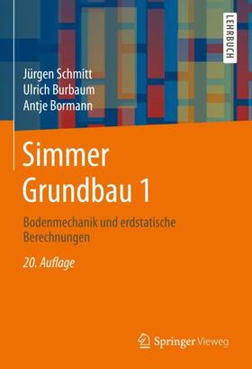 Schmitt / Bormann / Burbaum | Simmer Grundbau 1 | Buch | 978-3-519-55231-4 | sack.de