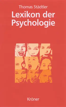 Städtler |  Lexikon der Psychologie | eBook | Sack Fachmedien