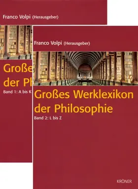 Volpi |  Großes Werklexikon der Philosophie | Buch |  Sack Fachmedien