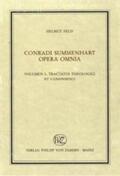 Feld / Summenhart |  Conradi Summenhart opera omnia 1 | Buch |  Sack Fachmedien