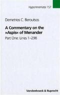 Beroutsos |  A Commentary on the "Aspis" of Menander | Buch |  Sack Fachmedien