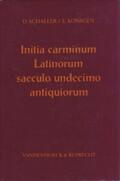  Initia carminum Latinorum saeculo undecimo antiquiorum. Supplementband | Buch |  Sack Fachmedien