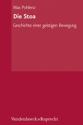 Pohlenz |  Die Stoa, Band 1 | Buch |  Sack Fachmedien