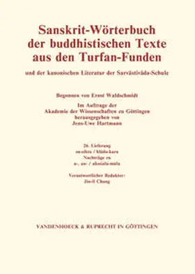 Hartmann |  Sanskrit-Wörterbuch der buddhistischen Texte aus den Turfan-Funden. Lieferung 26 | Buch |  Sack Fachmedien