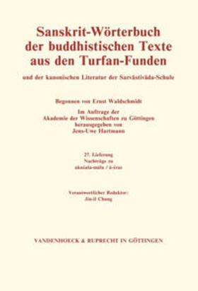 Hartmann |  Sanskrit-Wörterbuch der buddhistischen Texte aus den Turfan-Funden. Lieferung 27 | Buch |  Sack Fachmedien