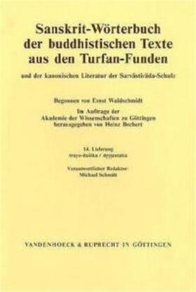 Bechert |  Sanskrit-Wörterbuch der buddhistischen Texte aus den Turfan- | Buch |  Sack Fachmedien