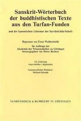 Bechert |  Sanskrit-Wörterbuch der buddhistischen Texte aus den Turfan- | Buch |  Sack Fachmedien