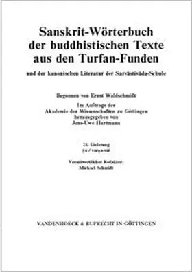 Hartmann |  Sanskrit-Wörterbuch der buddhistischen Texte aus den Turfan-Funden. Lieferung 21 | Buch |  Sack Fachmedien