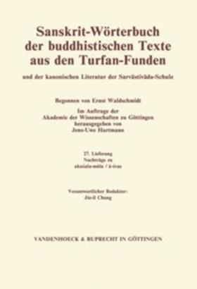 Hartmann |  Sanskrit-Wörterbuch der buddhistischen Texte aus den Turfan-Funden. Lieferung 22. | Buch |  Sack Fachmedien