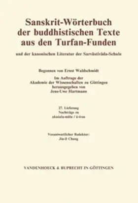 Hartmann |  Sanskrit-Wörterbuch der buddhistischen Texte aus den Turfan-Funden. Lieferung 22. | Buch |  Sack Fachmedien