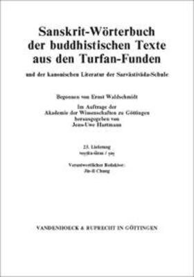 Hartmann |  Sanskrit-Wörterbuch der buddhistischen Texte aus den Turfan-Funden. Lieferung 23 | Buch |  Sack Fachmedien