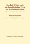  Sanskrit-Wörterbuch der buddhistischen Texte aus den Turfan-Funden | Buch |  Sack Fachmedien