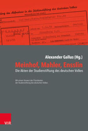 Gallus | Meinhof, Mahler, Ensslin | Buch | 978-3-525-30039-8 | sack.de