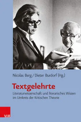 Berg / Burdorf |  Textgelehrte | Buch |  Sack Fachmedien
