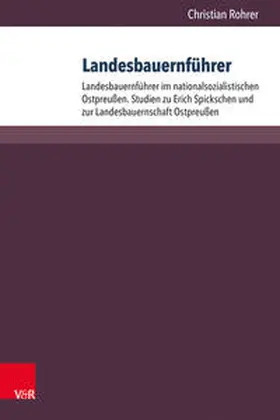 Rohrer |  Landesbauernführer | Buch |  Sack Fachmedien