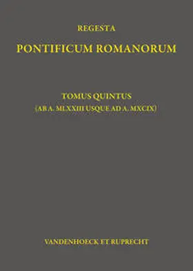 Jaffé / Herbers / Berkes |  Regesta Pontificum Romanorum | Buch |  Sack Fachmedien