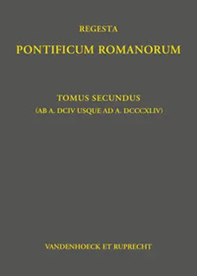 Jaffé / Herbers / Könighaus | Regesta Pontificum Romanorum | Buch | 978-3-525-30297-2 | www.sack.de