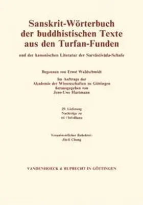 Hartmann |  Sanskrit-Wörterbuch der buddhistischen Texte aus den Turfan-Funden. Lieferung 29 | Buch |  Sack Fachmedien