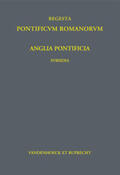 Hiestand / Hirschmann |  Hiestand, R: Anglia Pontificia - Subsidia I | Buch |  Sack Fachmedien