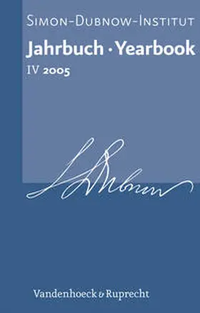 Diner |  Jahrbuch des Simon-Dubnow-Instituts / Simon Dubnow Institute Yearbook IV/2005 | Buch |  Sack Fachmedien