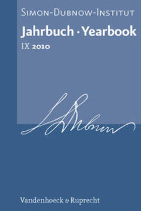 Diner |  Jahrbuch des Simon-Dubnow-Instituts / Simon Dubnow Institute Yearbook IX (2010) | Buch |  Sack Fachmedien