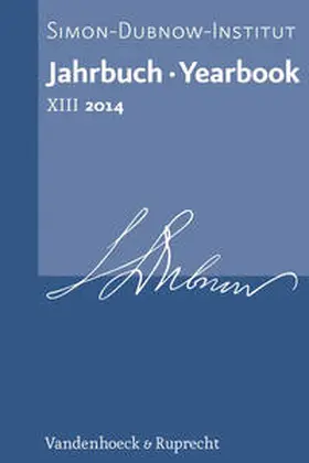 Diner |  Jahrbuch des Simon-Dubnow-Instituts / Simon Dubnow Institute Yearbook XIII/2014 | Buch |  Sack Fachmedien