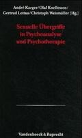 Karger / Knellessen / Lettau |  Sexuelle Übergriffe in Psychoanalyse und Psychotherapie | Buch |  Sack Fachmedien