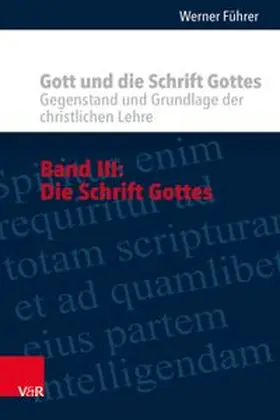 Führer | Gott und die Schrift Gottes | Buch | 978-3-525-50057-6 | www.sack.de